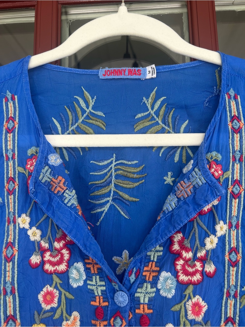 New Johnny Was Garden Blouse, Womens Size Medium - Picture 5 of 6